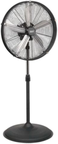 Sealey Industrial High Velocity 51 cm Oscillating Pedestal/Standing Fan Sealey  - Size: 110cm H X 28cm W X 28cm D