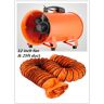 Vevor 12'' Extractor Fan Blower Portable 8m Duct Hose Fume Utility Ventilation Exhaust