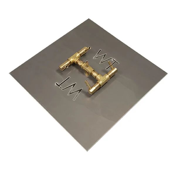 Warming Trends, LLC 60K BTU Square Electronic Crossfire Burner System - 18"