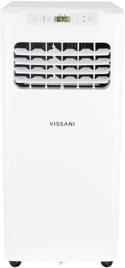 Vissani 6000 BTU 115-Volt Portable Air Conditioner for 350 sq. ft. Rooms in White