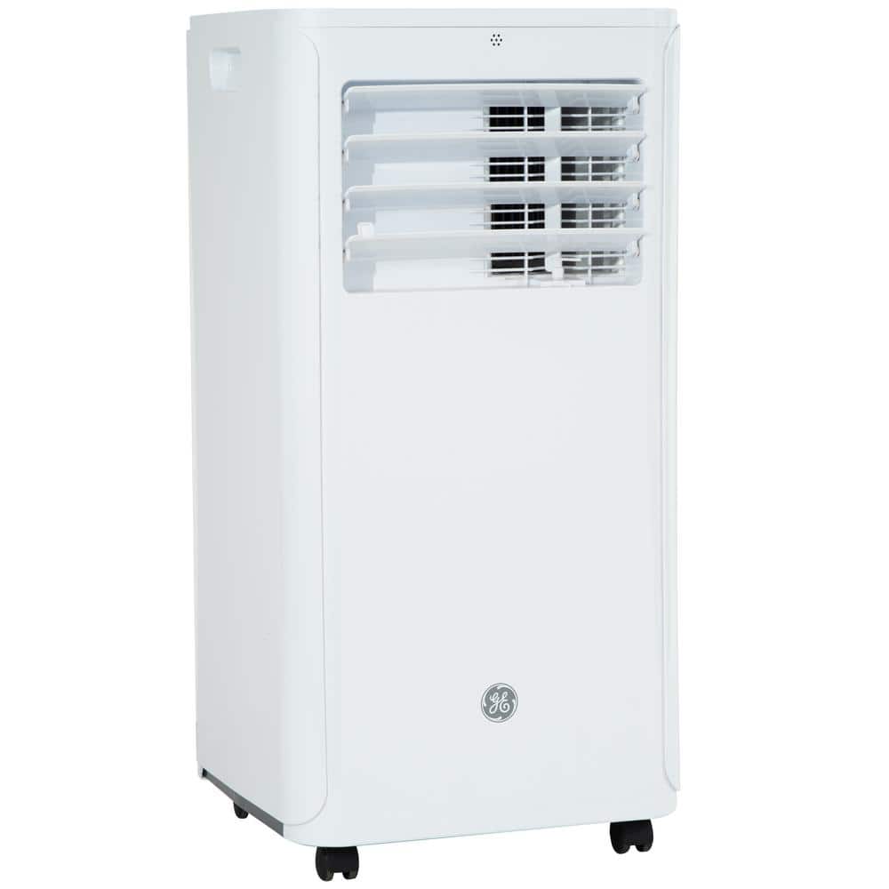 GE 6,100 BTU Portable Air Conditioner 3-in-1 Cools 250 Sq. Ft. with Dehumidifier and Remote in White