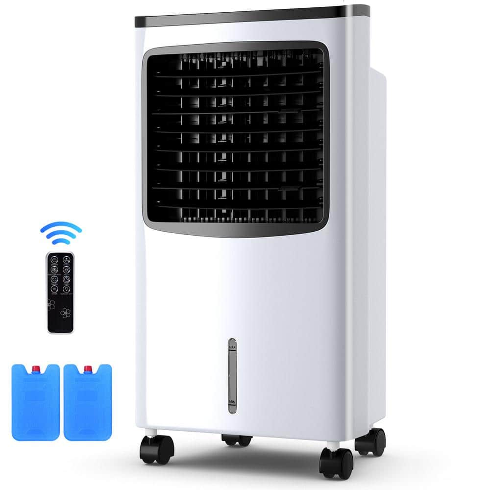 Gymax Portable Air Conditioner Evaporative Cooler Fan with 3-Modes and Speeds Home Office