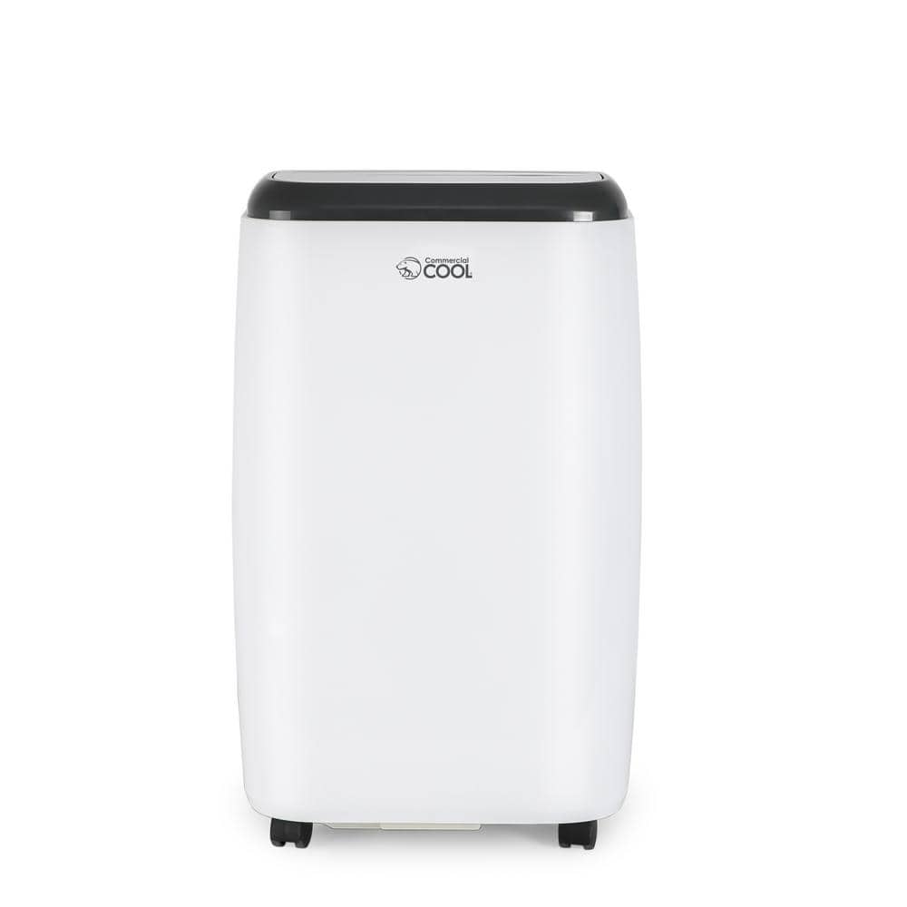 Commercial Cool 8,000 BTU Portable Air Conditioner Cools 350 Sq. Ft. with Double Motor and Remote Control in White