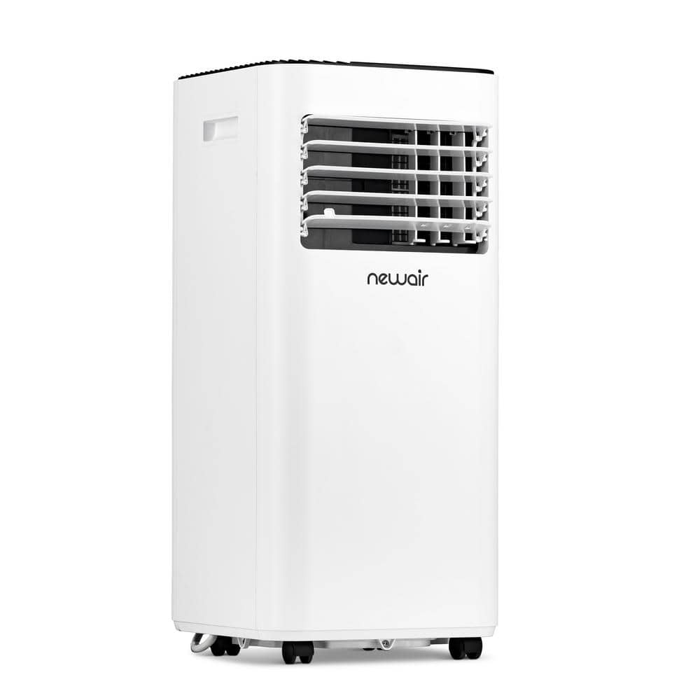 NewAir 5,300 BTU Portable Air Conditioner Cools 200 Sq. Ft. with Dehumidifier, Fan and Window Kit in White