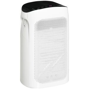 HOMCOM Luftreiniger  Effektiver Air Purifier mit HEPA Filter für 25-35 m³, ideal für Allergiker & Raucherzimmer, leiser Schlafmodus, Timer, ABS  Aosom.de