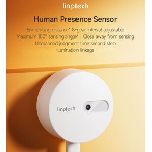 Xiaomimijia xiaomi Linptech Smart Human Presence Sensor ES1 Linkage Millimeter Wave Radar Inductive Static Human Recognition 6m Sensing Distance