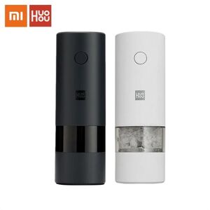 Xiaomi Huohou Electric Automatic Mill Pepper And Salt Grinder LED Light 5 Modes Peper Spice Grain Pulverizer For Cooking