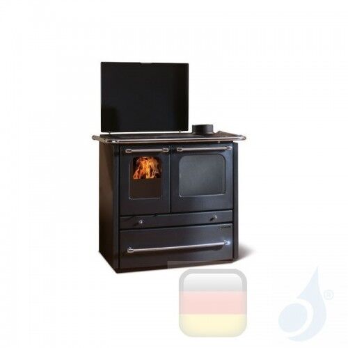 Nordica Extraflame La Nordica Thermoküchenofen TermoSovrana DSA 13.5 kW Stahl Anthrazit serie Wasserführender Herd 7014214 A+ Extraflame