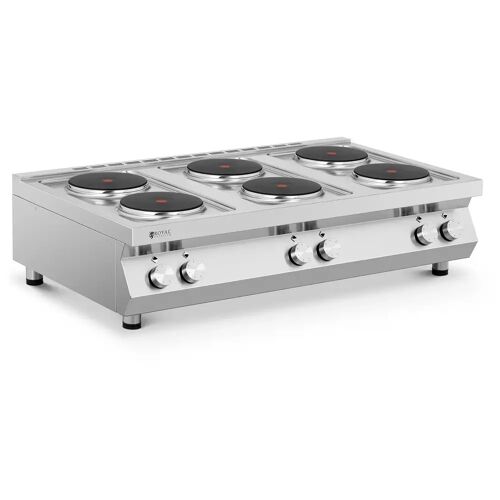 Royal Catering Elektroherd Gastro – 15.600 W – 6 Platten RC-ECP6T