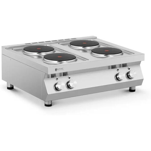 Royal Catering Elektroherd Gastro – 10.400 W – 4 Platten RC-ECP4T