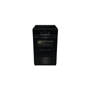 Gorenje Advanced GEIT5C60BPG - Komfur - fritstående - bredde: 50 cm - dybde: 59.4 cm - højde: 85 cm - med selv-rengøring - sort