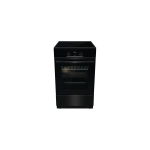 Gorenje Advanced GEIT5C60BPG - Komfur - fritstående - bredde: 50 cm - dybde: 59.4 cm - højde: 85 cm - med selv-rengøring - sort