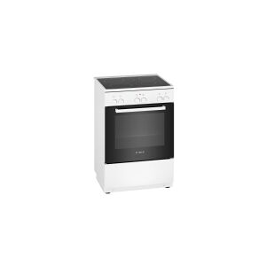 Bosch Serie   2 HKA090220U - Komfur - fritstående - bredde: 60 cm - dybde: 60 cm - højde: 90 cm - hvid