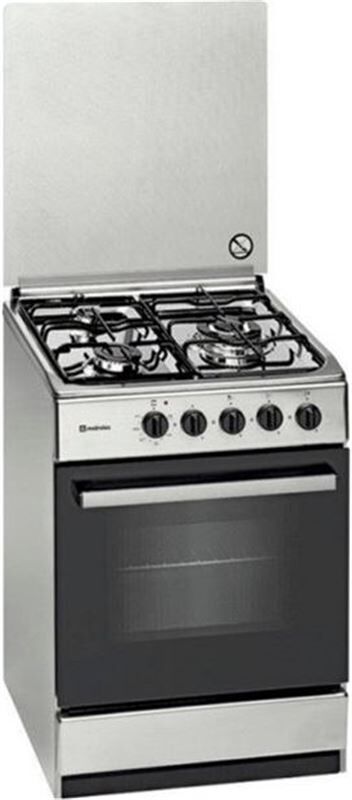 Meireles e541x cocina gas 3f 82x54x60cm inox butano horno electrico