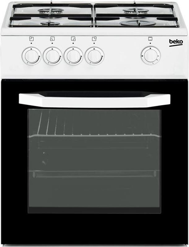 Beko csg42010dwn cocina 4 fuegos blanca gas nat cocina