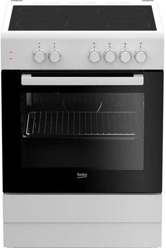 Beko fss67000gw cocina vitro 4f 60cm blanca cocina