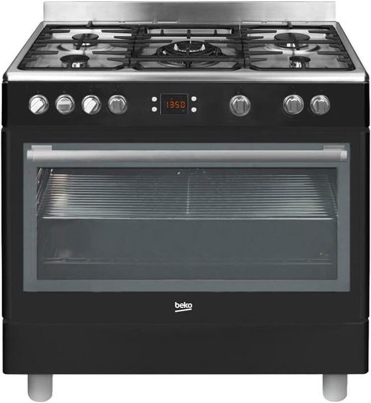 Beko gm15310db cocina conjunto gas butano negra cocina