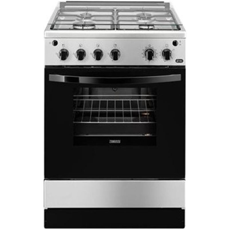 Zanussi zcg61281xa cocina horno + encimera gas single cavity zan