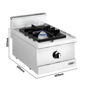 GGM GASTRO - Cuisinière à gaz - 6,5 kW - 1 brûleur