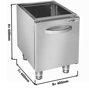 GGM Gastro - Meuble bas pour cuisiniere a gaz - 1 porte