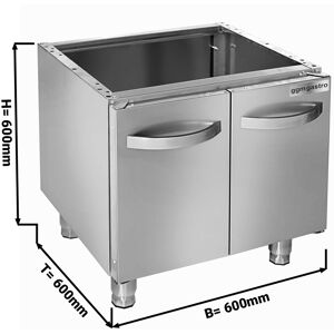 GGM GASTRO - Meuble bas pour cuisinière à gaz - 2 portes