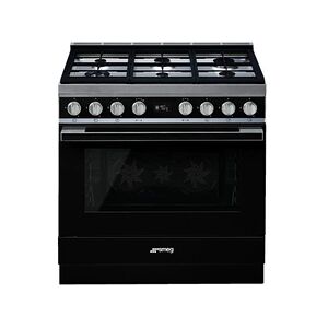 Smeg PORTOFINO 90cm MIXTE NOIR - CPF9GPBL - Publicité