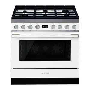 Smeg PORTOFINO 90cm MIXTE BLANC - CPF9GPWH - Publicité