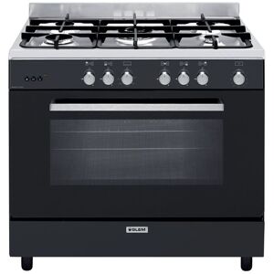 Glem Gas Glem GE960CMBK2 Cuisinière Noir brillant - Publicité