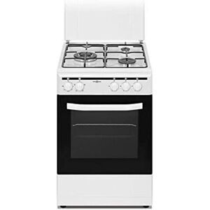 Cuisinière à Gaz Vitrokitchen CB5535BNE NAT Blanc