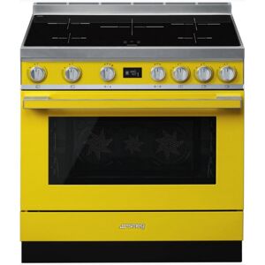 SMEG Piano de cuisson smeg portofino cpf9ipyw jaune