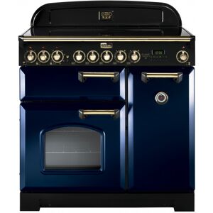 Falcon Piano de cuisson vitrocéramique FALCON Classic Deluxe CDL90ECRB/B-EU 90 cm Bleu roi