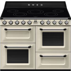 SMEG Piano de cuisson induction SMEG TR4110IP2 Victoria 110 cm Beige / crème