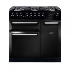 AGA Piano de cuisson gaz FALCON MDX90DFBLK/-EU Master chef deluxe 90 cm Noir