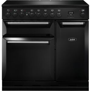 AGA Piano de cuisson induction FALCON MDX90EIBLK Master chef deluxe 90 cm Noir