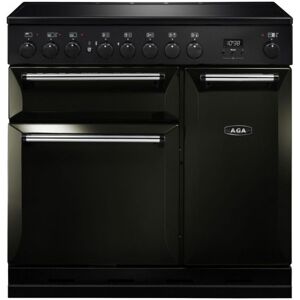 AGA Piano de cuisson induction FALCON MDX90EIPWT Master chef deluxe 90 cm Noir