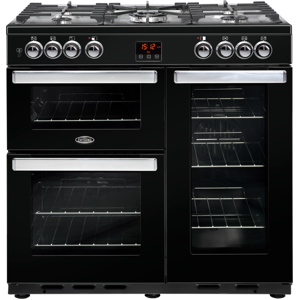 BELLING Piano de cuisson gaz BELLING Cookcentre PCENTR90DFBLK 90cm Noir