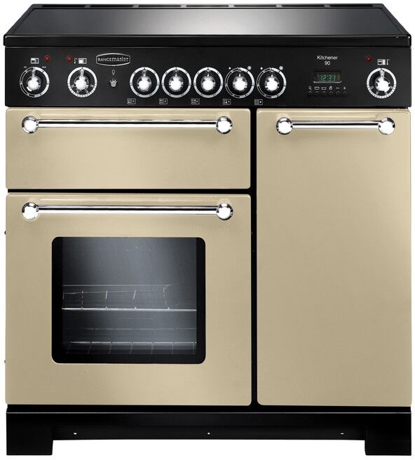 Rangemaster KCH90ECCR/C Kitchener 90 Electric Ceramic Cream Chrome