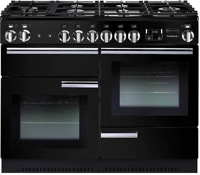 Rangemaster PROP110DFFGB/C Professional Plus Dual Fuel 110 Range Cooker Black Chrome