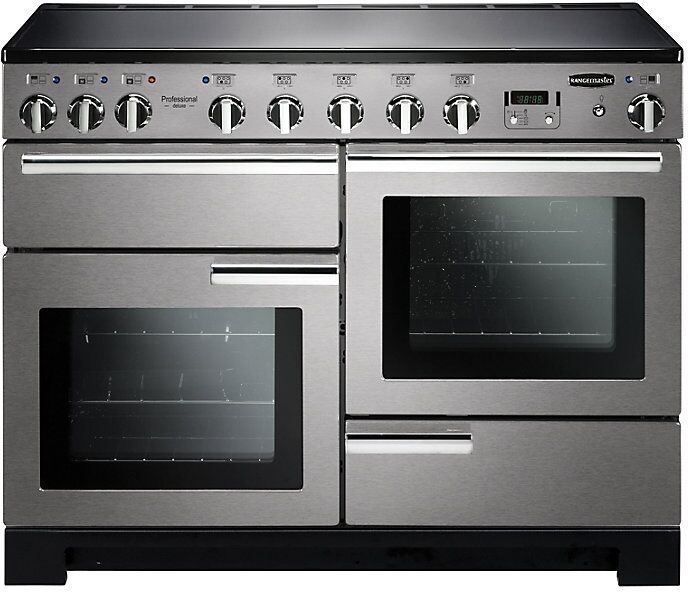 Rangemaster PDL110EISS/C Professional Deluxe Induction 110 Range Cooker Stainless Steel