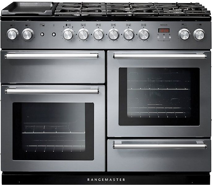 Rangemaster NEX110DFFSS/C Nexus Dual Fuel 110 Range Cooker - Stainless Steel Chrome