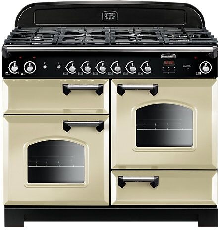 Rangemaster CLA110NGFCR/C Classic Gas 110cm Range Cooker Cream Chrome