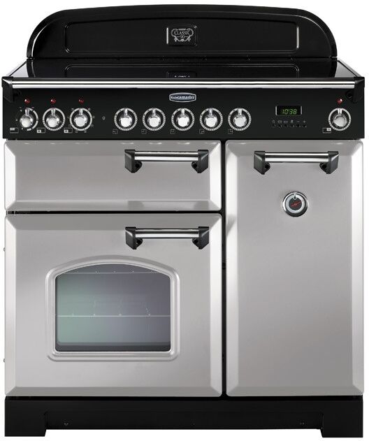 Rangemaster CDL90EIRP/C 90cm Classic Deluxe Electric Induction Royal Pearl Range Cooker