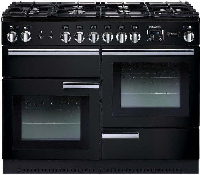 Rangemaster PROP110NGFGB/C Professional Plus Gas 110 Range Cooker Gloss Black