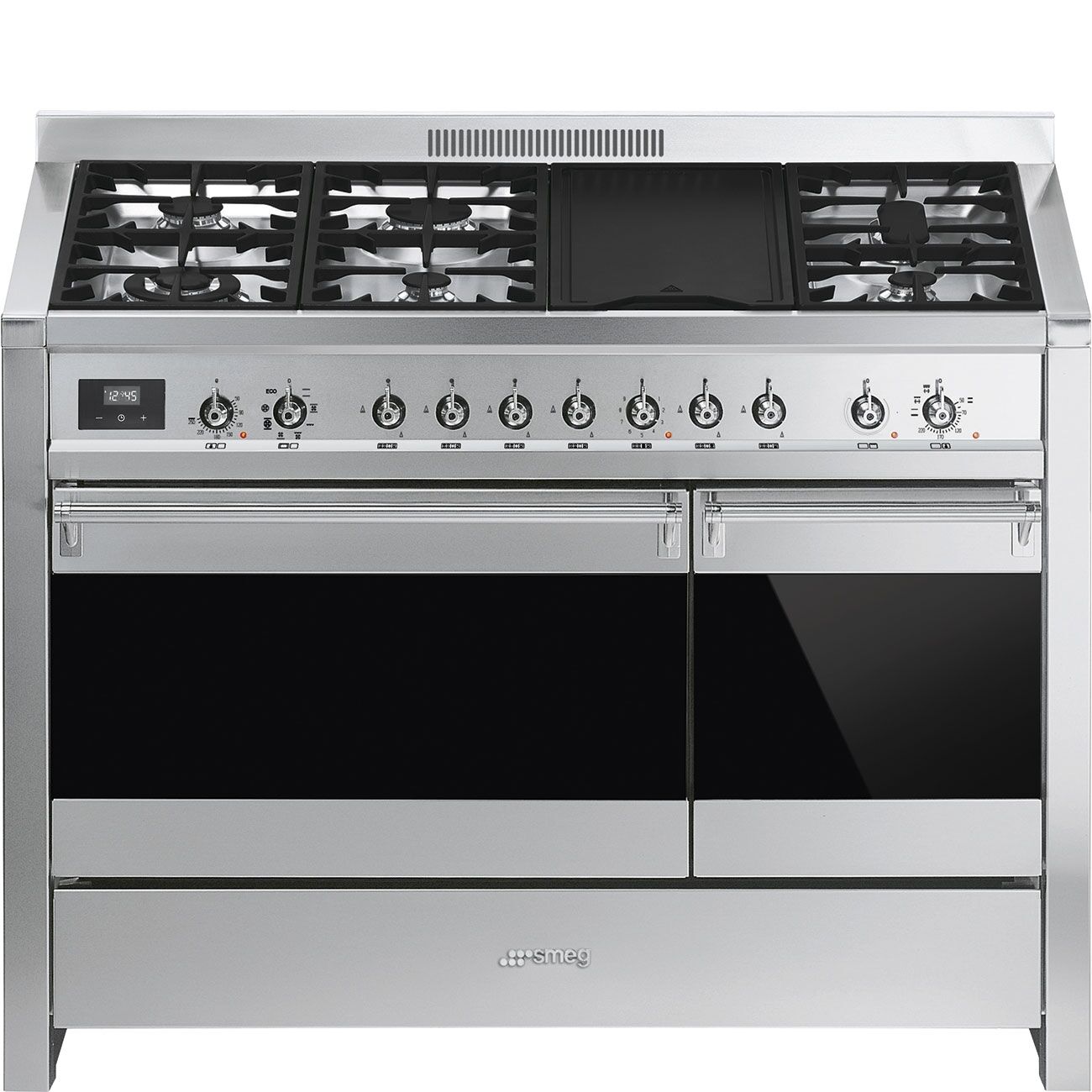 Smeg A3-81 Opera 120cm Dual Fuel Range Cooker - Stainless Steel