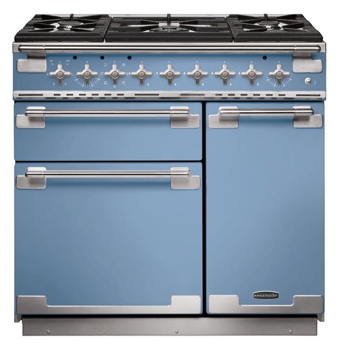 Rangemaster ELS90DFFCA Elise 90cm Dual Fuel Range Cooker China Blue