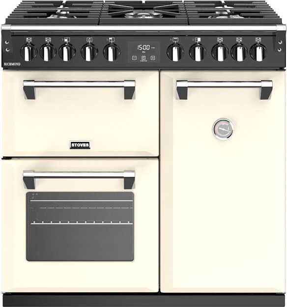 Stoves Richmond RCHS900DFCC 90cm Dual Fuel Range Cooker Classic - Cream