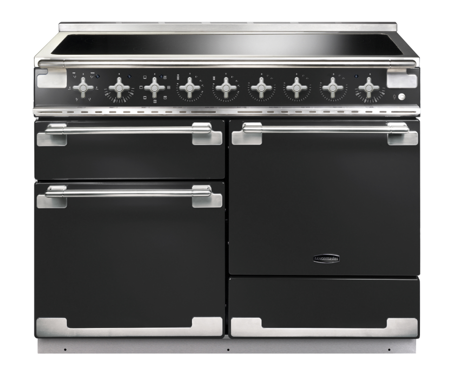 Rangemaster ELS110EICB/ Elise 110cm Electric Induction Range Cooker Charcoal Black