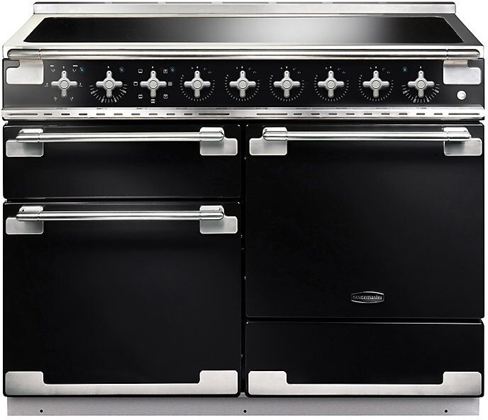 Rangemaster ELS110EIGB Elise 110 Induction Hob Range Cooker, Gloss Black