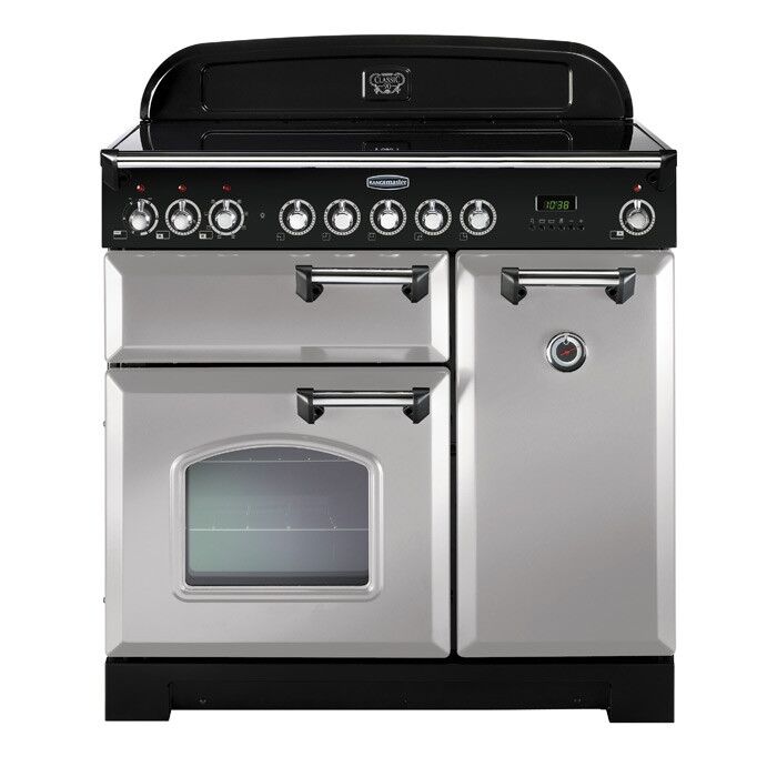 Rangemaster CDL90ECRP/C 90cm Classic Deluxe Electric Ceramic Royal Pearl Range Cooker