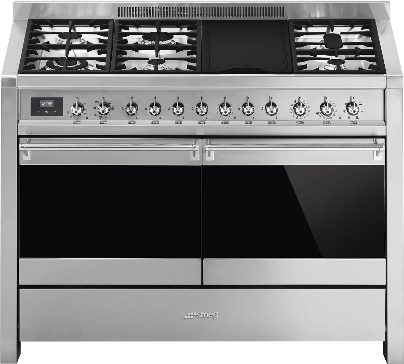 Smeg A4-81 120cm ‘Opera’ Dual Fuel Range Cooker – Stainless Steel